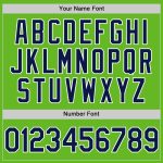 Custom Name and Number Authentic Baseball Jersey in Aurora Green Navy-White - Personalized Team Apparel Personalized Aurora