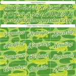 Custom Name Number Crocodile T-Shirt with 3D Aurora Green White Pattern - Performance Shirt Personalized Aurora Green White