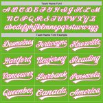 Personalized Green White-Pink Baseball Jersey | Custom Aurora Design Personalized Aurora Green White-Pink Baseball Jersey