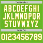 Custom Aurora Green White-Yellow Authentic Baseball Jersey with Personalized Name and Number Personalized Aurora Green White-Yellow