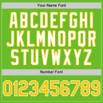 Custom Name and Number Baseball Jersey - Personalized Aurora Green Yellow-White Twinkle Star 3D Pattern Design Personalized