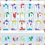 Autism Awareness Custom Name Number 3D Baseball Jersey White Light Blue Personalized Puzzle Pieces Personalized Autism Awareness
