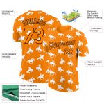 Custom Bay Orange Black 3D Cowboy Rodeo T-Shirt for Performance and Style Personalized Bay Orange Black 3D Cowboy Rodeo Performance