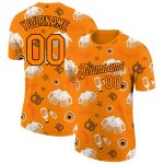 Custom Bay Orange Black 3D Oktoberfest Beer Festival T-Shirt for Men and Women Personalized Bay Orange Black 3D Oktoberfest
