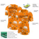 Custom Bay Orange Black 3D Oktoberfest Beer Festival T-Shirt for Men and Women Personalized Bay Orange Black 3D Oktoberfest