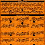 Custom Personalized Baseball Jersey - 3D Spider Web Design in Bay Orange & Black with Team Name & Number Personalized Bay
