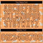 Custom Name and Number Tiger Performance T-Shirt - Personalized Bay Orange Black 3D Pattern Design Personalized Bay Orange