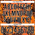 Personalized Orange Black-White Abstract Soccer Jersey - Fluid Sublimation Uniform Personalized Bay Orange Black-White Abstract