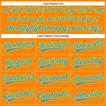 Custom Name Number Baseball Jersey Champion Trophy 3D Pattern Orange Electric Blue-Light Yellow Design Personalized Bay Orange