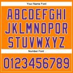 Personalized Halloween Baseball Jersey with Bay Orange Purple-White 3D Pattern Personalized Bay Orange Purple-White 3D Pattern
