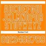 Personalized Orange White Gray Baseball Jersey for Men and Women - Custom Team Apparel Personalized Bay Orange White-Gray