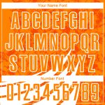 Personalized Orange White Basketball Jersey - Wind Shapes Round Neck Sublimation Suit Personalized Bay Orange White Wind