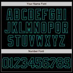 Personalized Black Aqua 3D Abstract Splatter Art Baseball Jersey for Men Personalized Black Aqua 3D Abstract Splatter Grunge
