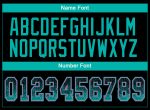 Custom Name Number Aqua-Pink Black Mesh Football Jersey Personalized Drift Fashion Team Gear Personalized Black Aqua-Pink