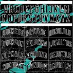 Custom Basketball Jersey with 3D Torn Paper Design - Personalized Black Aqua-White Team Name and Number Personalized Black