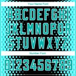 Personalized Black Aqua White Basketball Jersey - Halftone City Edition Personalized Black Aqua-White Halftone City Edition