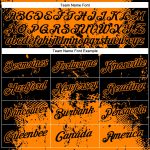Personalized Black Bay Orange 3D Splatter Art T-Shirt for Performance Wear Personalized Black Bay Orange 3D Dripping Splatter