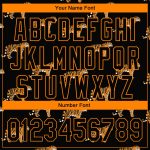 Custom Name and Number Baseball Jersey - Personalized Black Bay Orange Tiger 3D Pattern Design Personalized Black Bay Orange