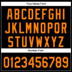 Custom Name Number Halloween Baseball Jersey - Personalized Black Bay 3D Pattern Orange Brown Personalized Black Bay Orange-Brown