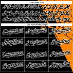 Personalized 3D Spider Web Baseball Jersey Custom Name & Number - Black Bay Orange-White Team Design Personalized Black Bay
