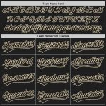 Personalized Black City Cream Unisex Softball Jersey - Two-Button Design Personalized Black Black-City Cream Two-Button Unisex