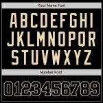 Personalized Black Cream Baseball Jersey for Men and Women, Custom Team Apparel Personalized Black Black-Cream Baseball Jersey