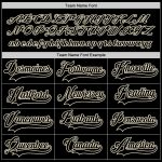 Personalized Black Cream Hockey Jersey for Kids and Adults - Custom Sports Apparel Personalized Black Black-Cream Hockey