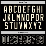 Custom Name Number Hockey Jersey Black Black-Cream - Personalized Team Apparel Personalized Black Black-Cream Hockey Jersey