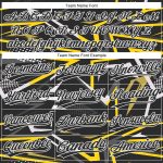 Personalized Black Gold 3D Pattern Authentic Baseball Jersey for Men and Women Personalized Black Black-Gold 3D Pattern Design
