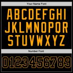 Customizable Black and Gold Baseball Jersey for Men and Women - Personalized Sportswear Personalized Black Black-Gold Baseball