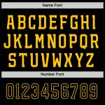 Custom Name and Number Black Gold Hockey Jersey - Personalized Team Jersey Personalized Black Black-Gold Hockey Jersey Team