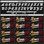 Personalized Black Gold Split Fashion Baseball Jersey for Men and Women Personalized Black Black-Gold Split Fashion Baseball