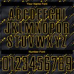 Custom Name and Number Black and Gold Soccer Jersey Uniform - Personalized Sublimation Team Gear Personalized Black Black-Gold
