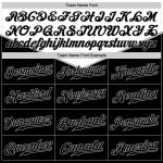 Custom Multicolor 3D Pattern Baseball Jersey - Personalized Black-Gray Design with Team Name and Number Personalized Black