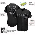 Personalized Black Gray Baseball Jersey - Authentic Custom Sports Apparel Personalized Black Black-Gray Authentic Baseball