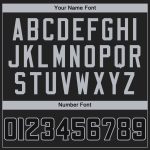 Personalized Black Gray Baseball Jersey - Authentic Custom Sports Apparel Personalized Black Black-Gray Authentic Baseball