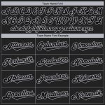 Custom Name and Number Black-Gray Softball Jersey for Teams | Personalized Authentic Sports Apparel Personalized Black Black-Gray