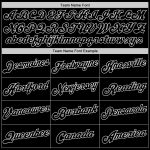 Custom Black-Gray Basketball Jersey with Personalized Name & Number - Authentic Throwback Team Design Personalized Black