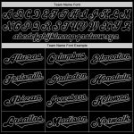 Personalized Black Gray Baseball Jersey for Adults and Kids Personalized Black Black-Gray Baseball Jersey 4