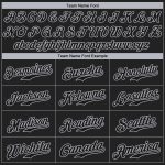 Personalized Black Gray Baseball Jersey for Men Women Kids - Custom Name & Number Personalized Black Black-Gray Baseball