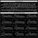 Personalized Black and Gray Baseball Jersey for Men, Size 6 - Custom Team Apparel Personalized Black Black-Gray Baseball