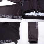 Custom Name and Number Personalized Black-Gray Fleece Jogger Sweatpants for Teams Personalized Black Black-Gray Fleece Jogger