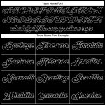 Personalized Black Gray Mesh Throwback Football Jersey for Men and Women Personalized Black Black-Gray Mesh Throwback Football