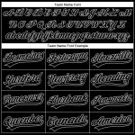 Custom Name and Number Black-Gray Performance Golf Polo Shirt - Personalized Team Sportswear Personalized Black Black-Gray
