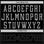 Personalized Black Gray Skull Baseball Jersey for Men - Fashion Sportswear Personalized Black Black-Gray Skull Fashion Baseball