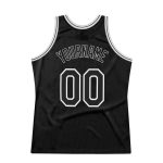 Personalized Black Gray Throwback Basketball Jersey for Men and Women Personalized Black Black-Gray Throwback Basketball