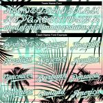 Personalized 3D Tropical Palm Leaves Baseball Jersey in Black and Kelly Green Personalized Black Black-Kelly Green 3D Tropical