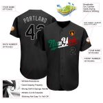 Personalized Black and Kelly Green Fashion Baseball Jersey for Men and Women Personalized Black Black-Kelly Green Split Fashion