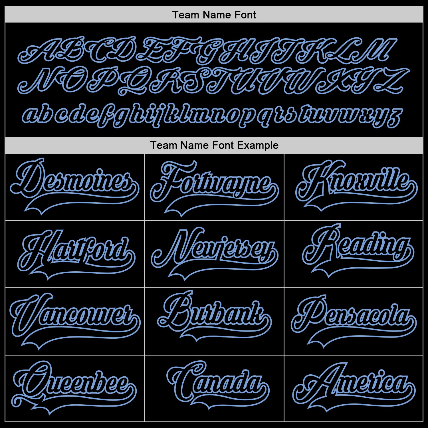 Personalized Black Black-Light Blue Hockey Jersey Personalized Black Light Blue Hockey Jersey - Custom Sports Apparel Personalized Black Black-Light Blue Hockey Jersey - Image 4