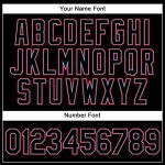Custom Name Number Personalized Black Light Blue Red Golf Polo Shirt Performance Team Jersey Personalized Black Black Light